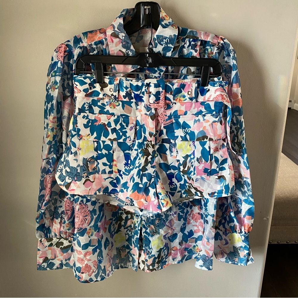 NWT Mulla Top and Shorts Set